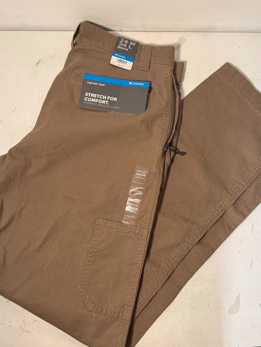 NEW Columbia Flex ROC Utility Pants Straight Leg Outdoor Work  34 x 34